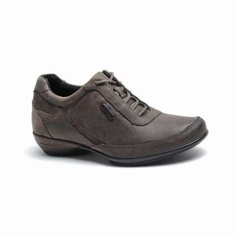 Aetrex Holly Lace Up (Women) - Iron Leather Relaxed Mood