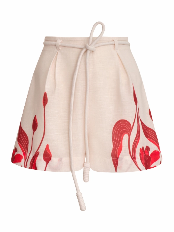 Stylish Look Simple Top Viento Y Flores in Scarlet Mini Tulips