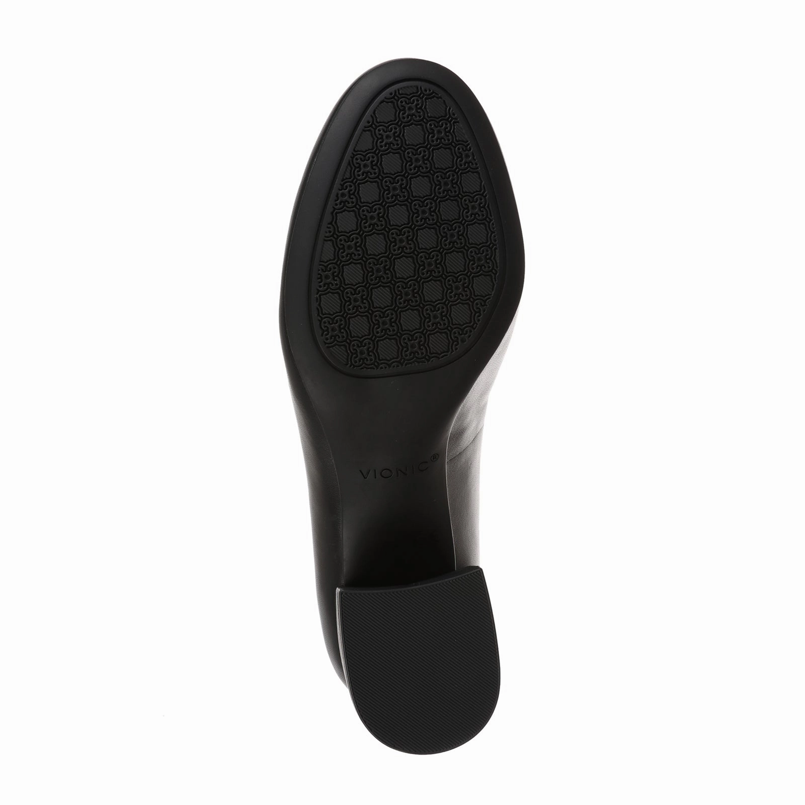 Panelled-Design Vionic Carmel Pump (Women) - Black Nappa Leather