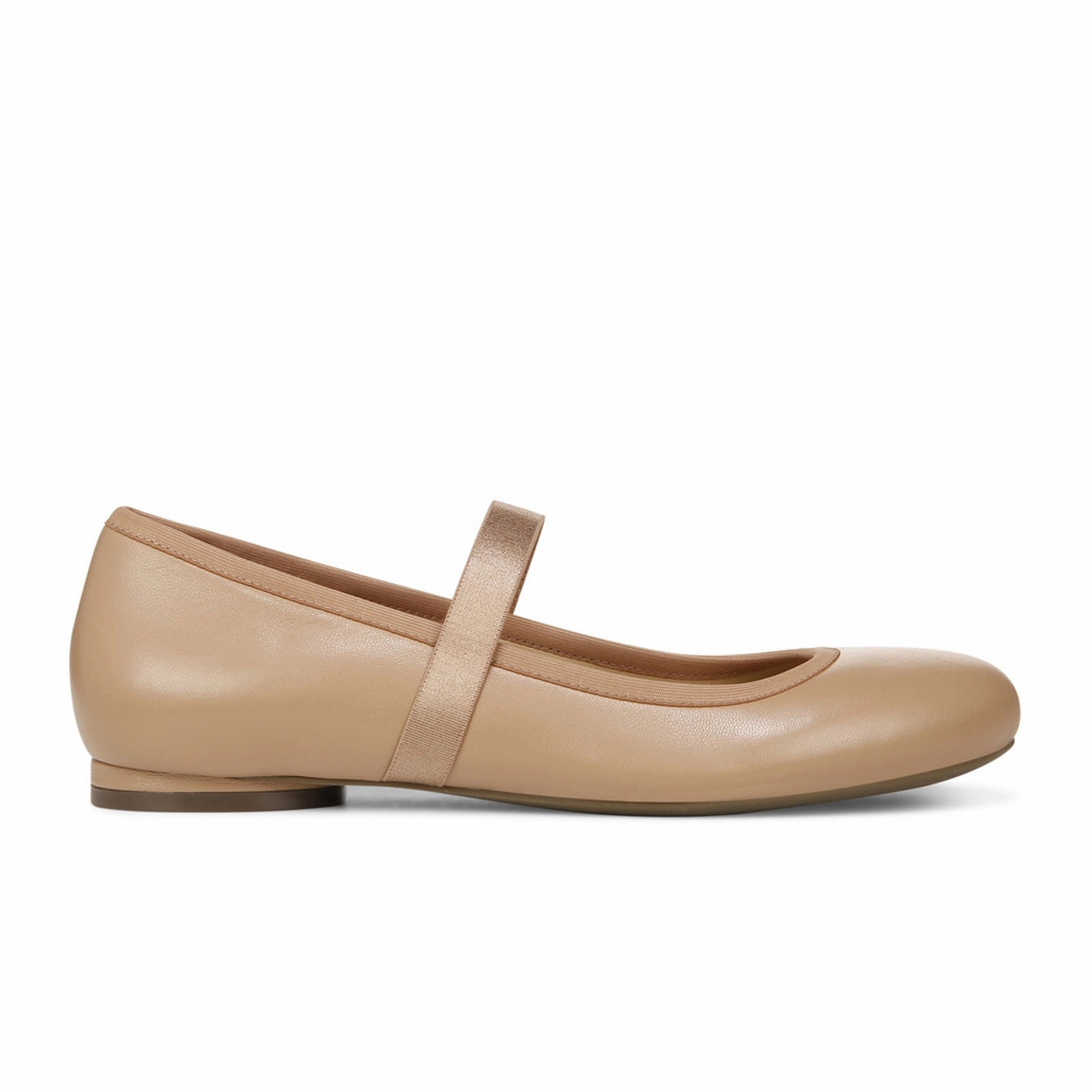 Vionic Joseline Mary Jane Flat (Women) - Macaroon Leather Air Touch Rural Charm