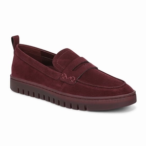Jewel Accent Perfectly Styled Vionic Uptown Loafer (Women) - Cherry Jubilee