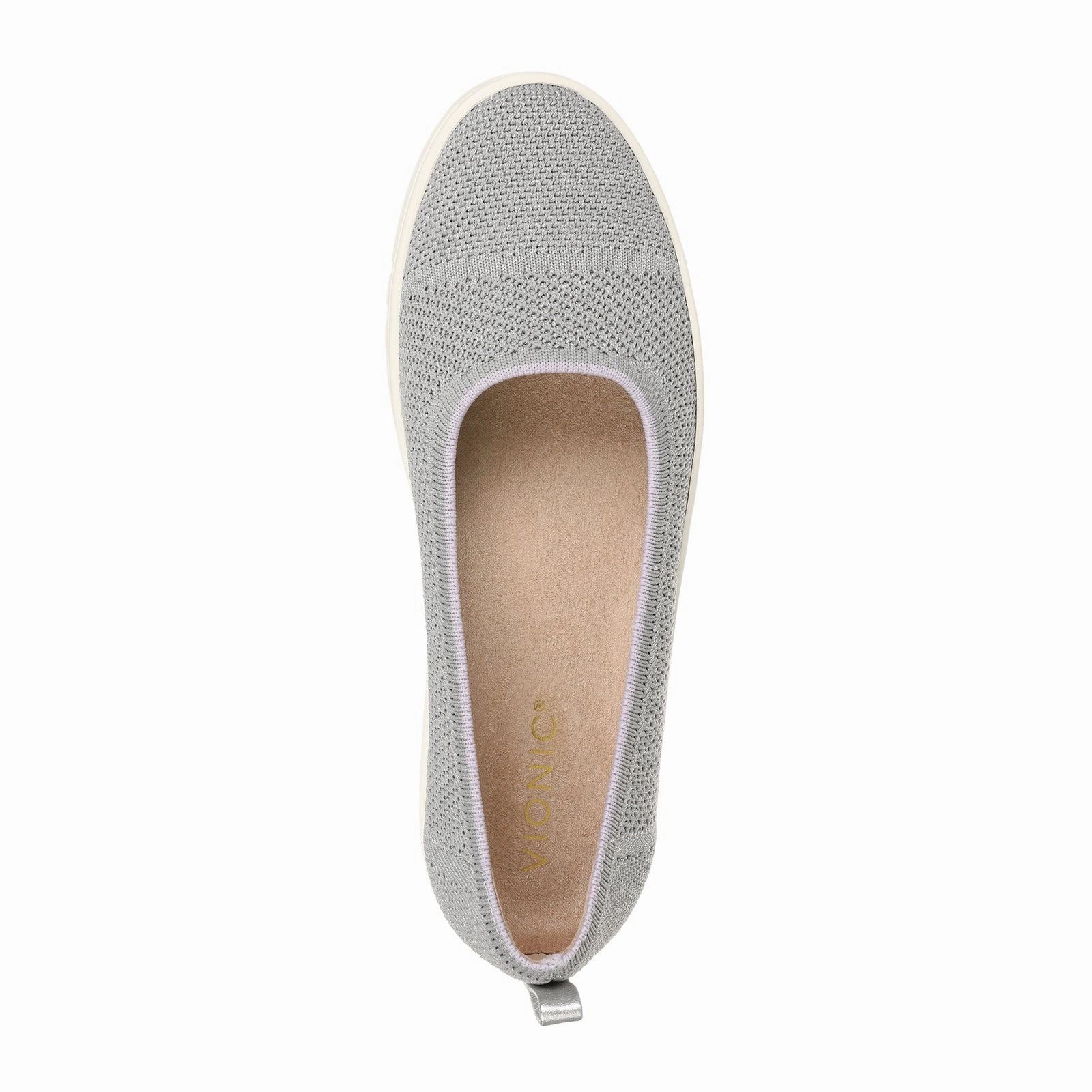 Vionic Uptown Skimmer Knit Slip On (Women) - Light Grey Flutter-Sleeve Vintage feel
