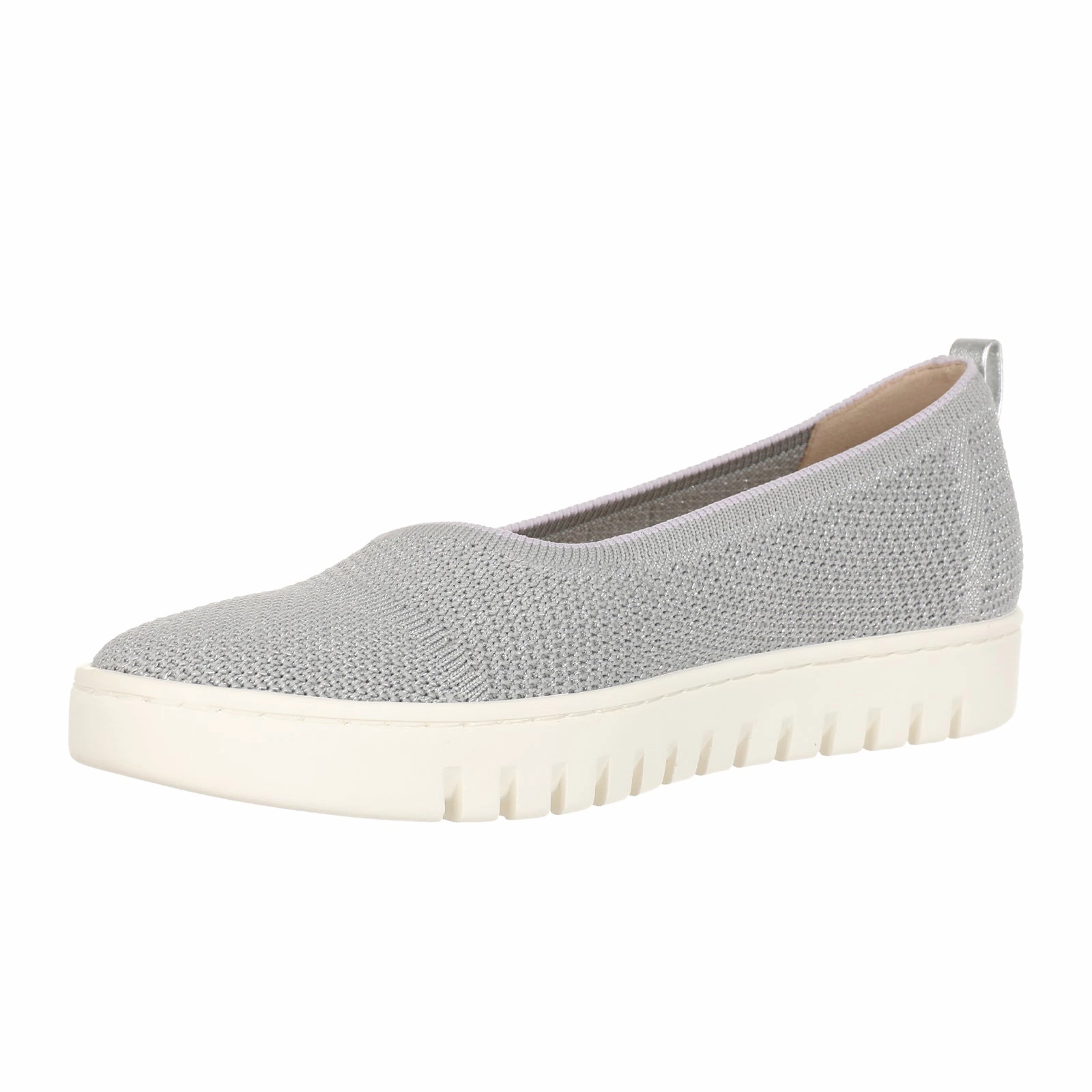 All Day Ready Vionic Uptown Skimmer Knit Slip On (Women) - Light Grey