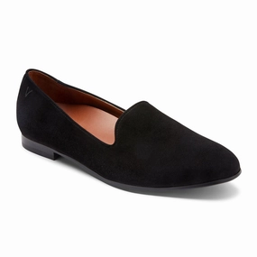 Elegant Layering Vionic Willa Slip On Loafer (Women) - Black Suede