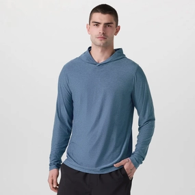 Sporty Jacket Next Core Vuori Strato Tech Hoodie (Men) - Pool Blue Heather