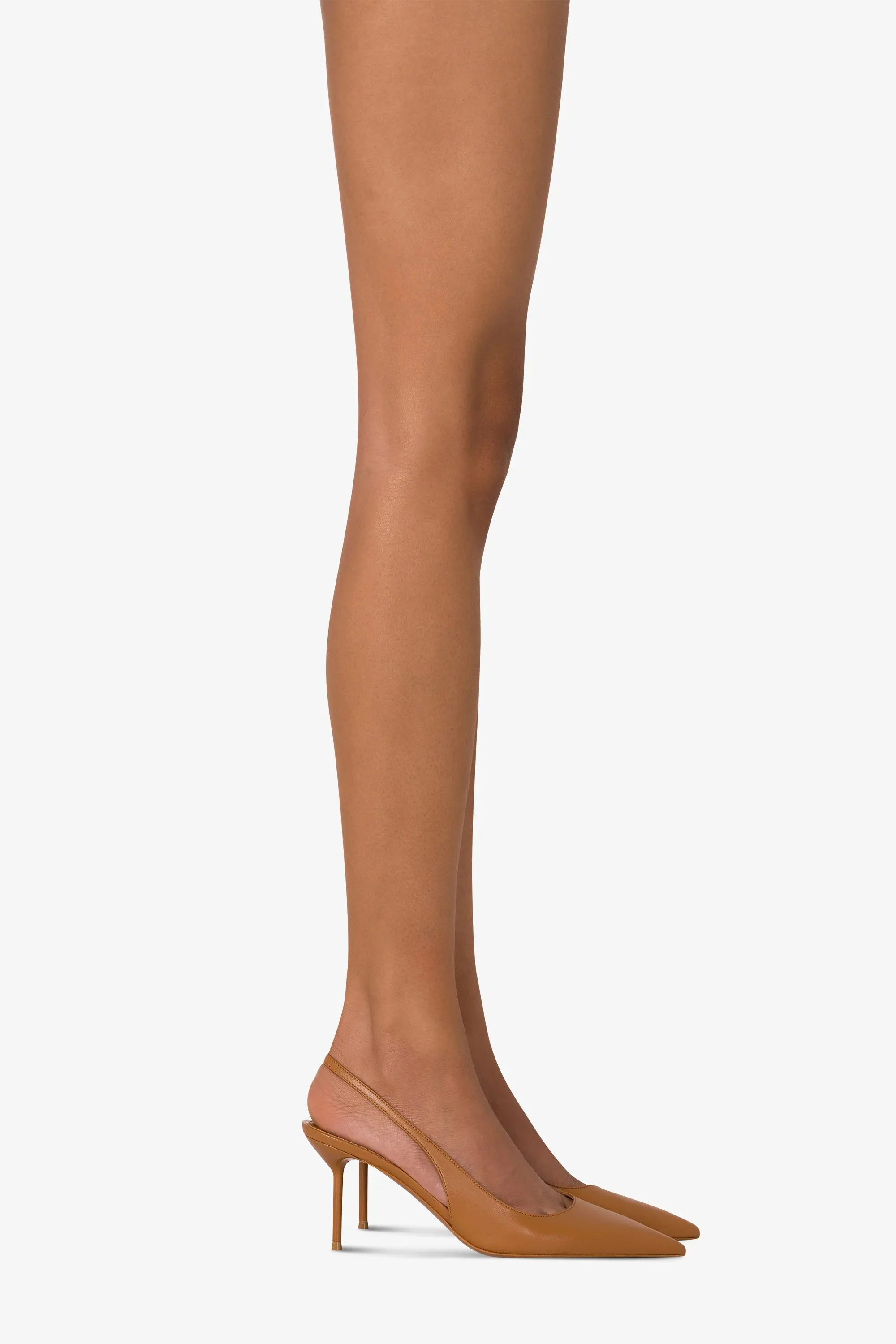 Reinforced Heel Counter Impact-absorbing Lidia Slingback in Tan