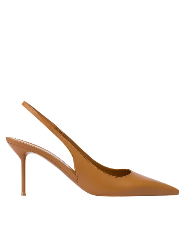 Lidia Slingback in Tan Ergonomic Contour Plush Fit