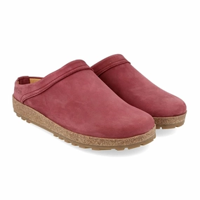 Haflinger Malmo Clog (Women) - Burdeos Leather Versatile Look