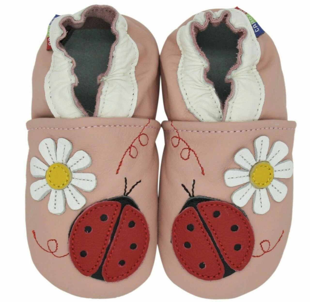 Ladybug Flower Pink  Parent-Child Matching shoes - slippers Padded chic daily commuters' sneakers