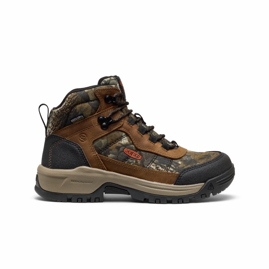 Outdoor Tough Women's Skokie Waterproof Work Boot (Soft Toe)  |  Camo/Black