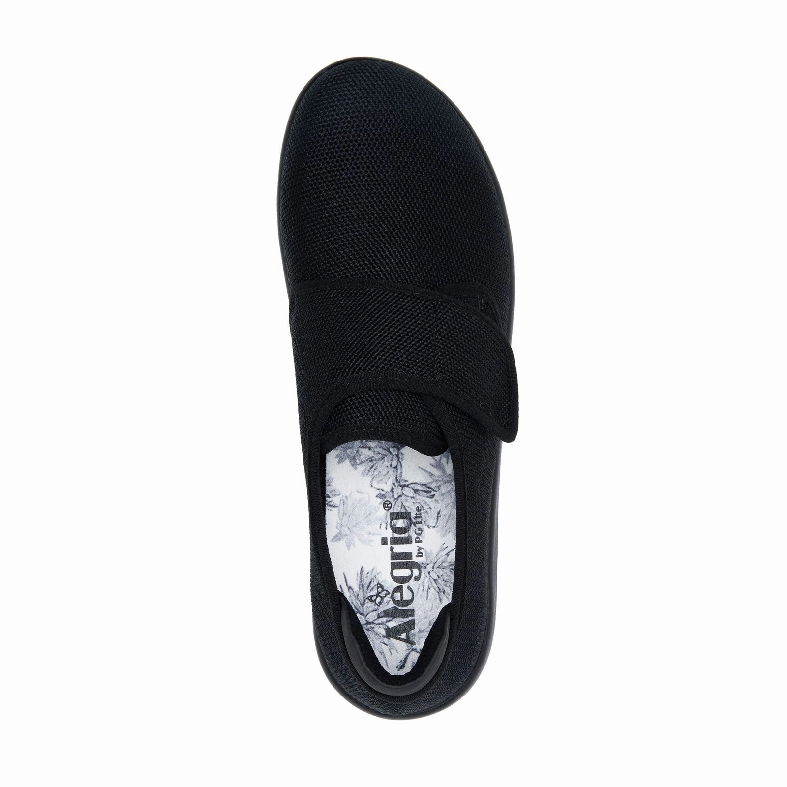 Zip-Closure Smart Fabric Alegria Spright Slip On (Women) - Black