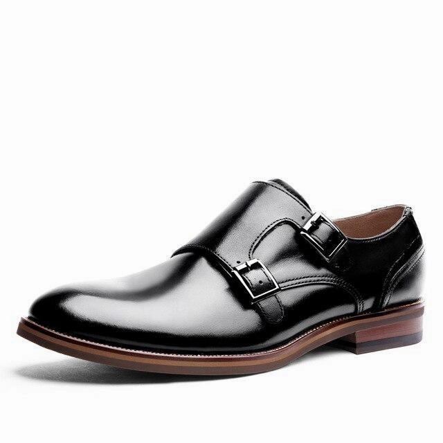 West Louis? Casual Genuine Leather Formal Shoes Light - colored shoe for summer Work shoe for hospitality