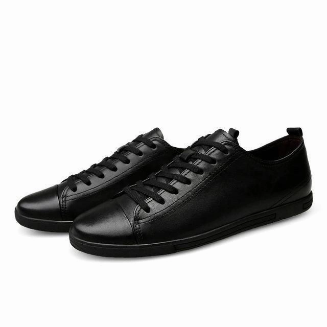 Hyperelastic Foam Layer West Louis? Genuine Leather Breathable Comfortable Shoes