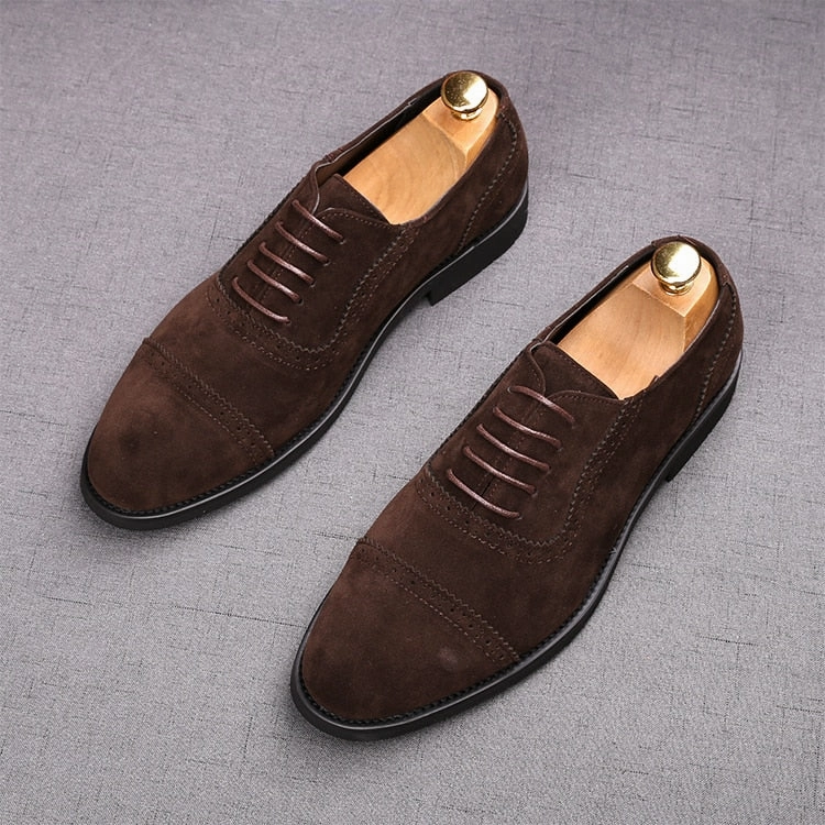 Smooth zipper closure West Louis? Lace-up Italian Stylist Flat Formal Oxfords Shoes