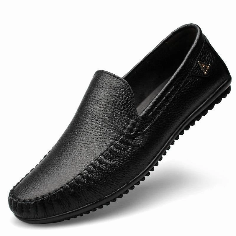 Versatile Office Shoes Shady Lane West Louis? Leather Footwear Slip On Luxury Moccasin