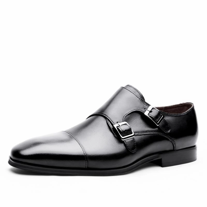 Sneakers West Louis? Luxury Genuine Leather Oxford Shoes With Double Buckle