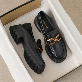 Women Autumn Casual Retro Low Heel Loafers Luxurious breathability