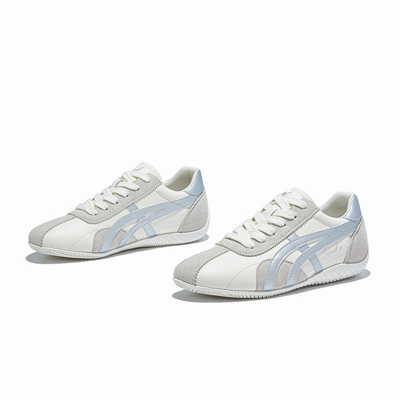 Women Casual Leather Soft Flat Sole Versatile Sneakers Quick-Dry