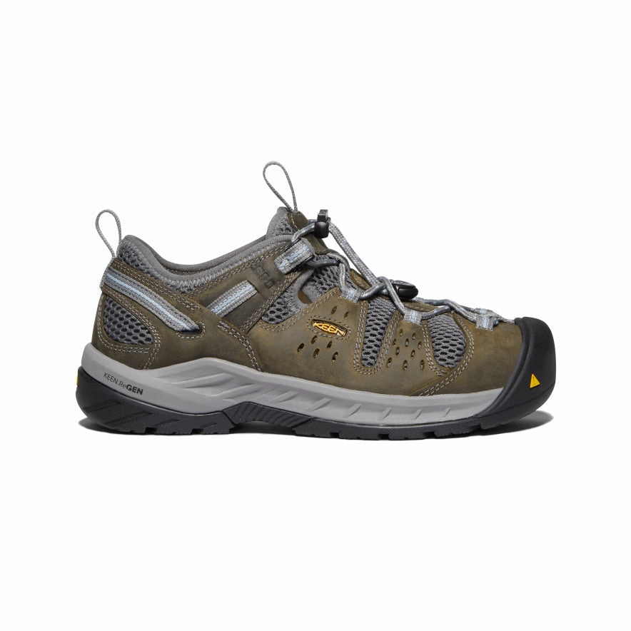 Women's Atlanta Cool II ESD (Steel Toe)  |  Gargoyle/Blue Fog Workwear Essential Comfort Fit Shoes