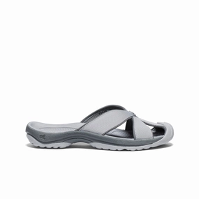 Adaptive cushion Simple Comfort Walk Women's Bali Slide Sandal  |  Alloy/Steel Grey