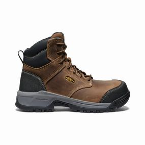 Women's Evanston 6" ESD Boot (Carbon Toe)  |  Bison/Black All-season Cushion Weather Guard Shoes