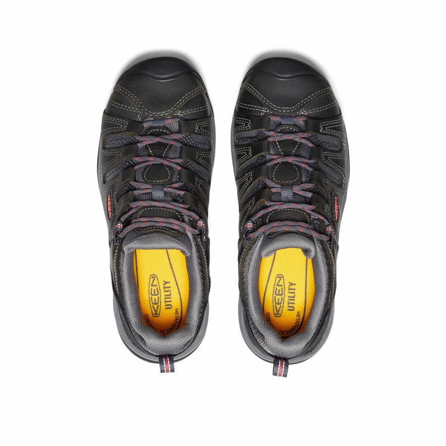 Women's Flint II (Steel Toe)  |  Magnet/Rose Lace Up Quick Lock Footwear