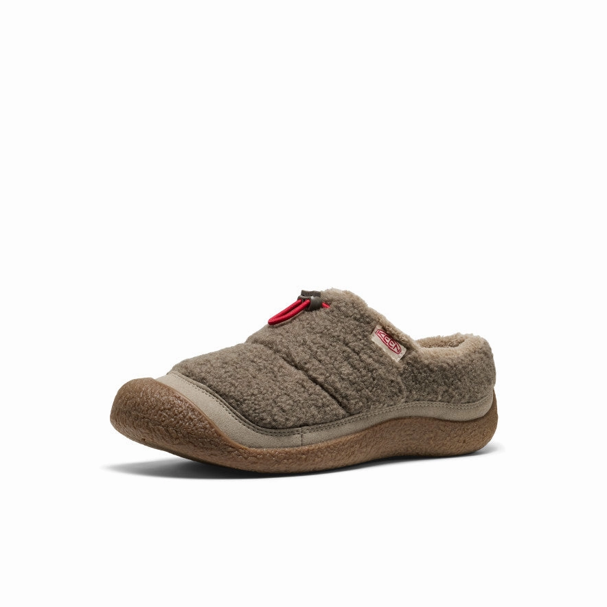 Women's Howser III Slide  |  Brindle/Brindle Sherpa Fleece Lightweight Cushion Active Wear Shoes
