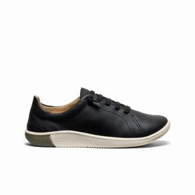 Comfy Walk Shoes Women's KNX Leather Sneaker  |  Black/Star White