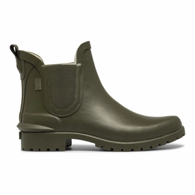 dancer Women's Rowan Chelsea Rain Boot Olive WF65420