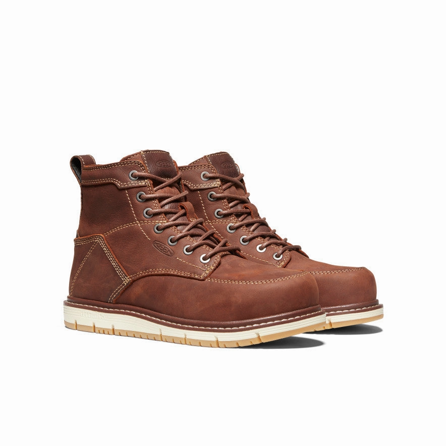 Women's San Jose 6" Boot (Aluminum Toe)  |  Gingerbread/Gum Enhanced Durability Secure Cushioning