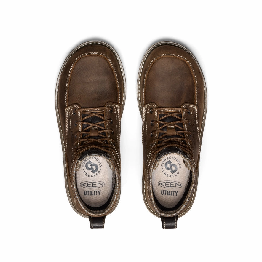 Women's San Jose 6" Waterproof Boot (Aluminum Toe)  |  Cascade Brown/Gum Protective Cushion Shoes