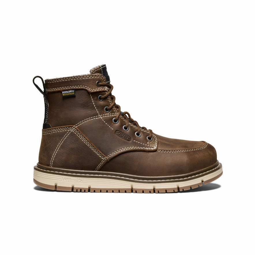 Women's San Jose 6" Waterproof Boot (Aluminum Toe)  |  Cascade Brown/Gum Foot Protection Footwear
