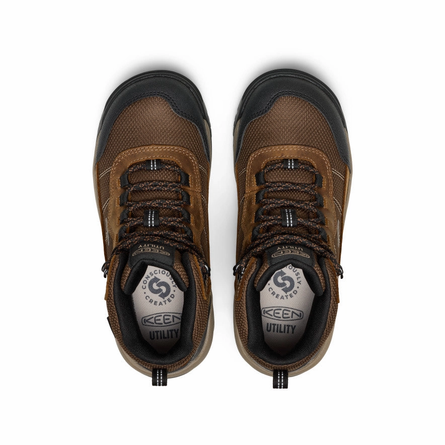 High-traction Fit High Safety Standard Women's Skokie Waterproof Work Boot (Soft Toe)  |  Bison/Black