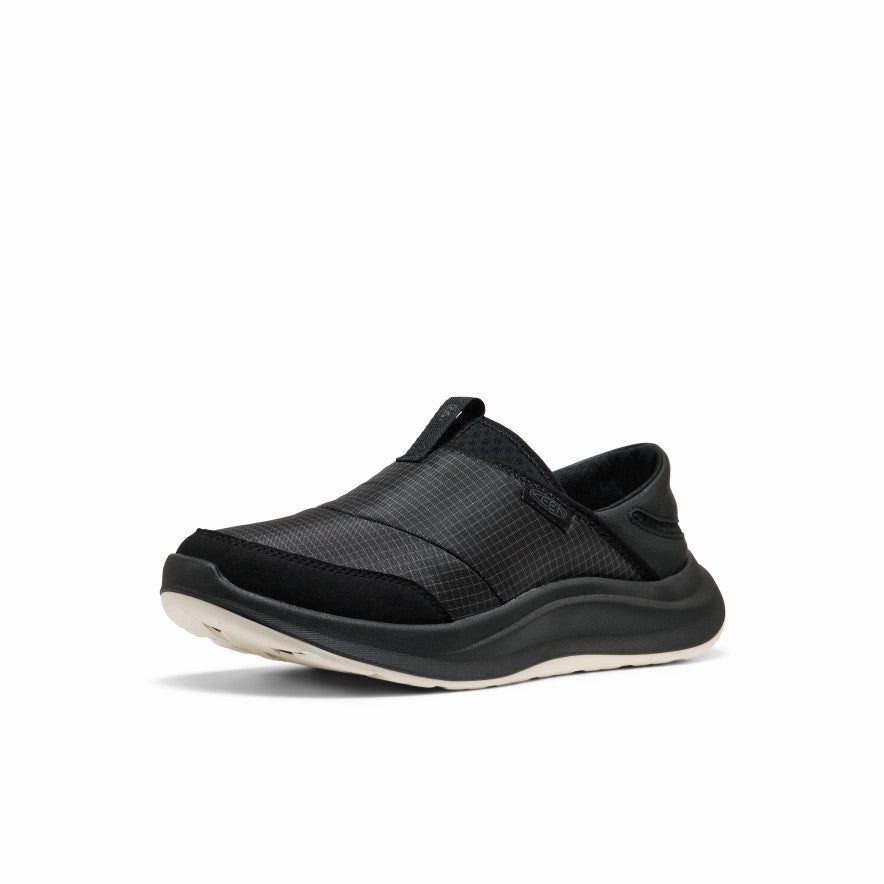 Women's Whyser Slip-On  |  Black High Grip Easy Fit Shoes