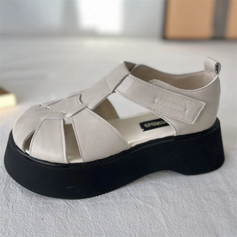 river Women Summer Comfortable Platform Hollow Roman Sandals