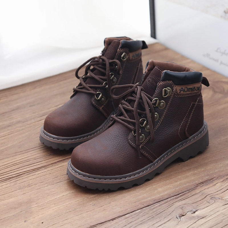 golfers Multi-functional durability Women Vintage Distressed Leather Casual Martin Boots