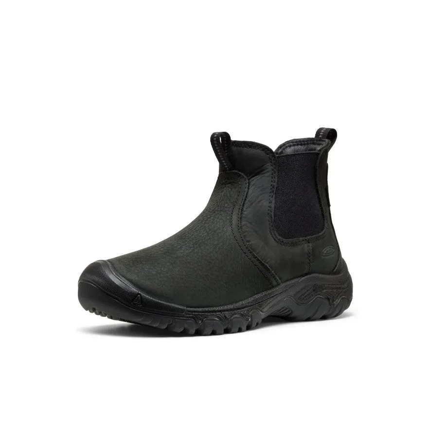 Women's Greta II Waterproof Chelsea  |  Black/Black Storm-Proof Gear