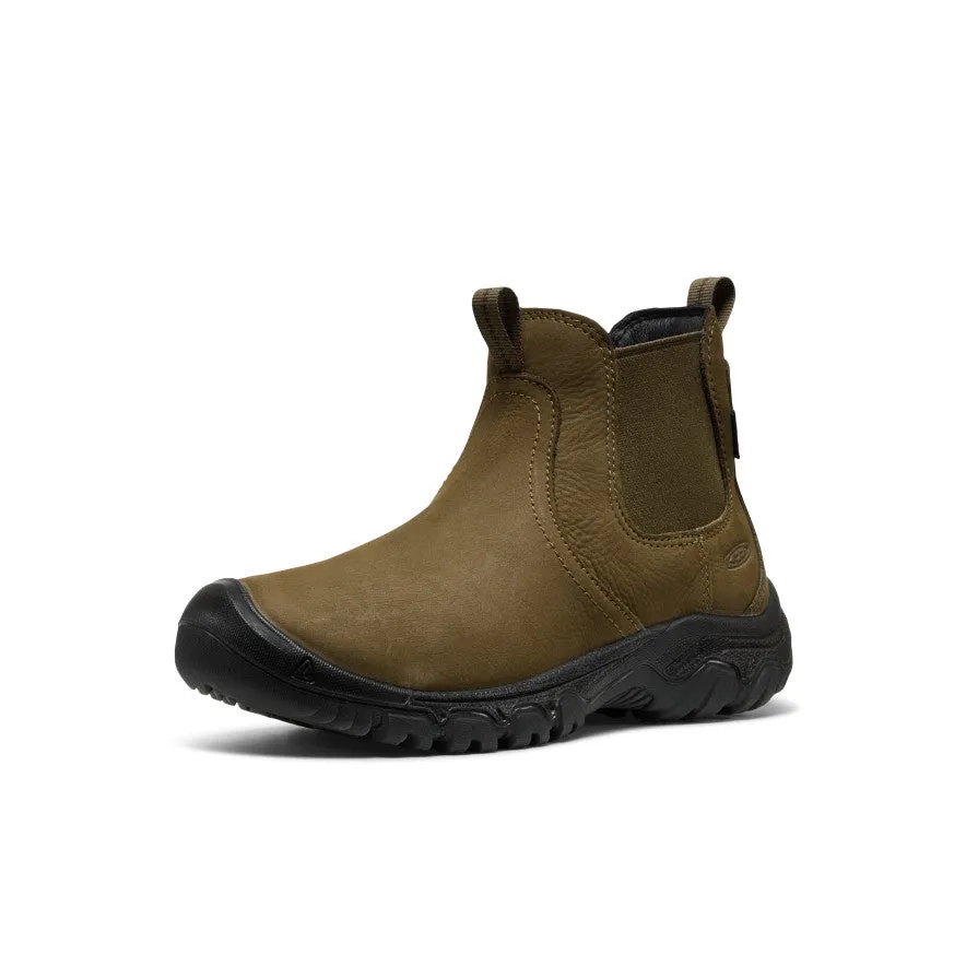 Winter Footwear Women's Greta II Waterproof Chelsea  |  Dark Olive/Black