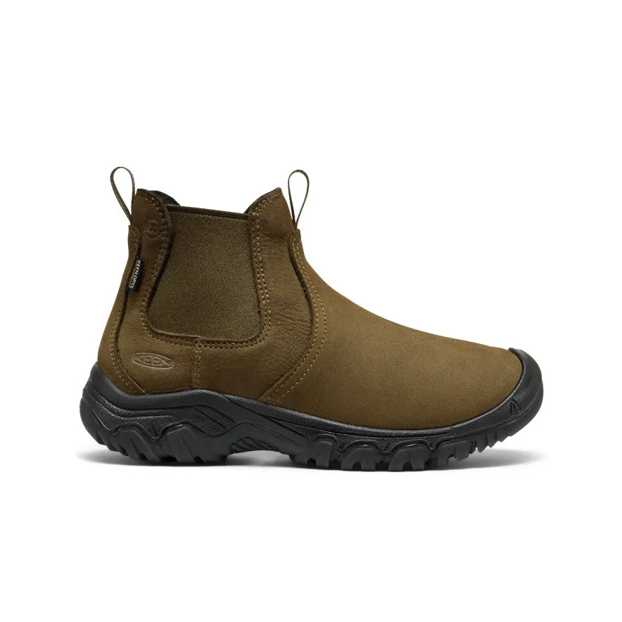 Women's Greta II Waterproof Chelsea  |  Dark Olive/Black Snow Tracks Snow Heavy Duty Gear