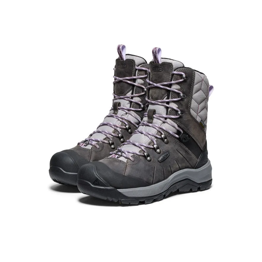 Women's Revel IV High Polar Waterproof Boot  |  Steel Grey/Orchid Petal Outdoor Winter Boots Snow Cold Trekking
