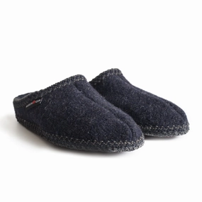 Quick Glam Hip-Flattering Haflinger AS20 Classic Slipper (Unisex) - Navy
