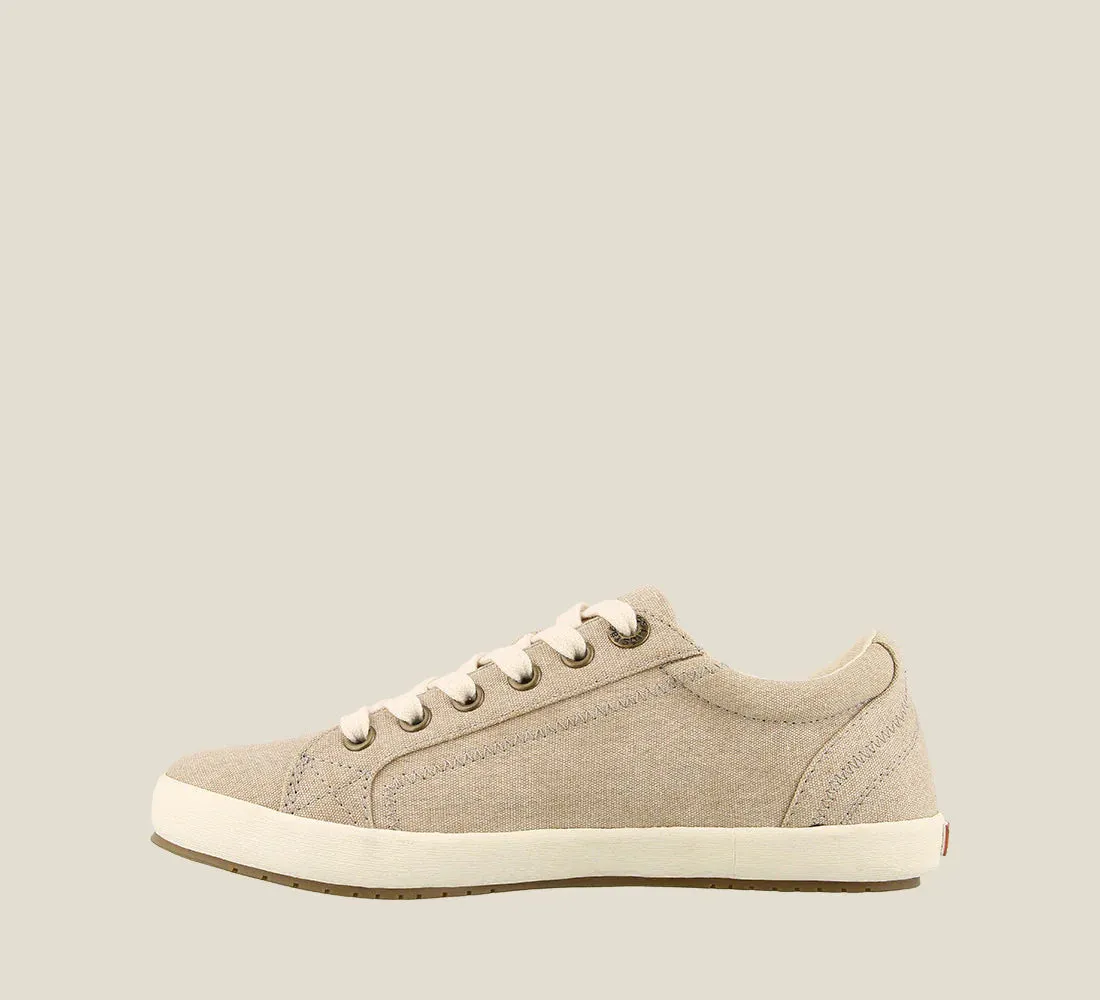 Minimalist Footprint Comfortable Step In Feel TAOS STAR SNEAKER - KHAKI
