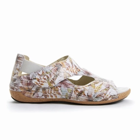 Chic Layers Comfortable and Soft Waldlaufer Bailey 342004 Backstrap Sandal (Women) - Meadow Print