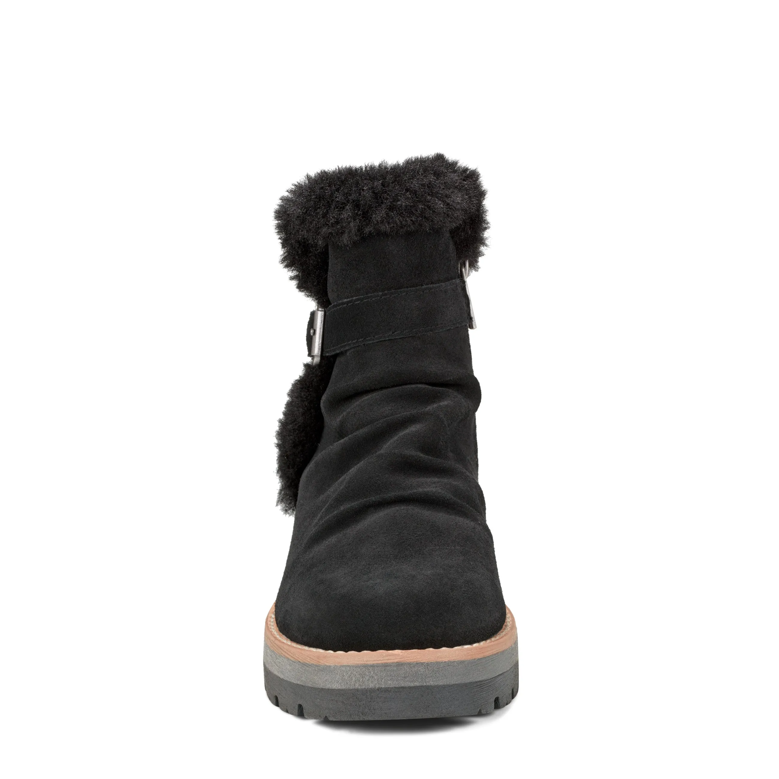 suitable for beginners honest Yara Waterproof Lug Sole Casual Ankle Booties