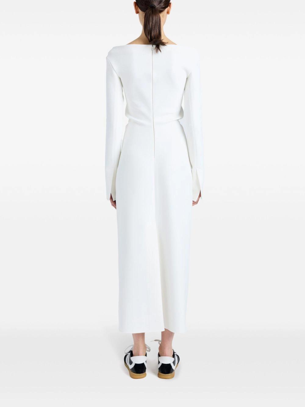 Yara Dress in Off White Winter Core AntiStatic Treatment