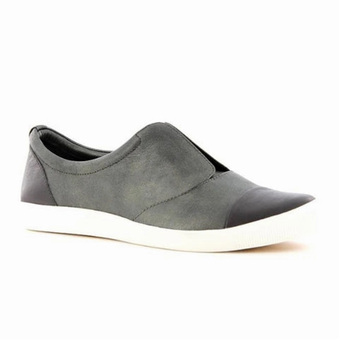 Ziera Dock Slip On Sneaker (Women) - Charcoal Pewter Soft-touch daywear