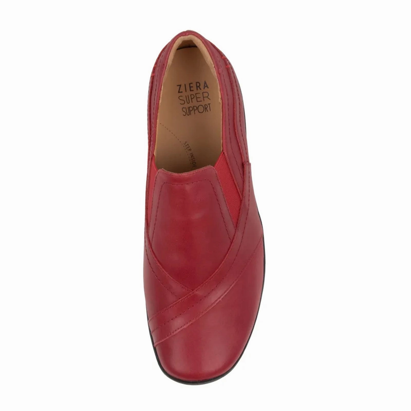 Quiet Mood Ziera Java Extra Wide Slip On (Women) - Red