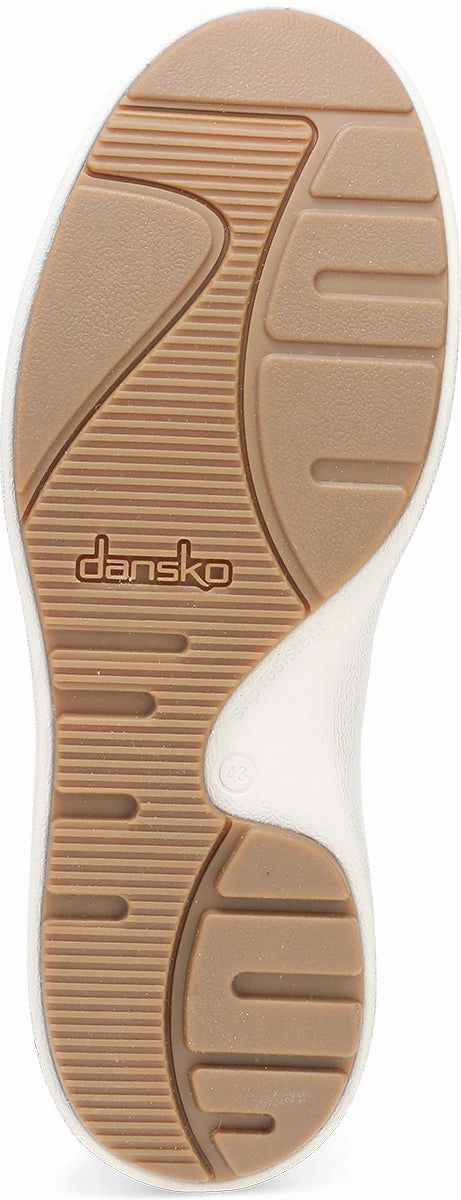 DANSKO TREVOR TAN Gloss Leather Stacked Heel